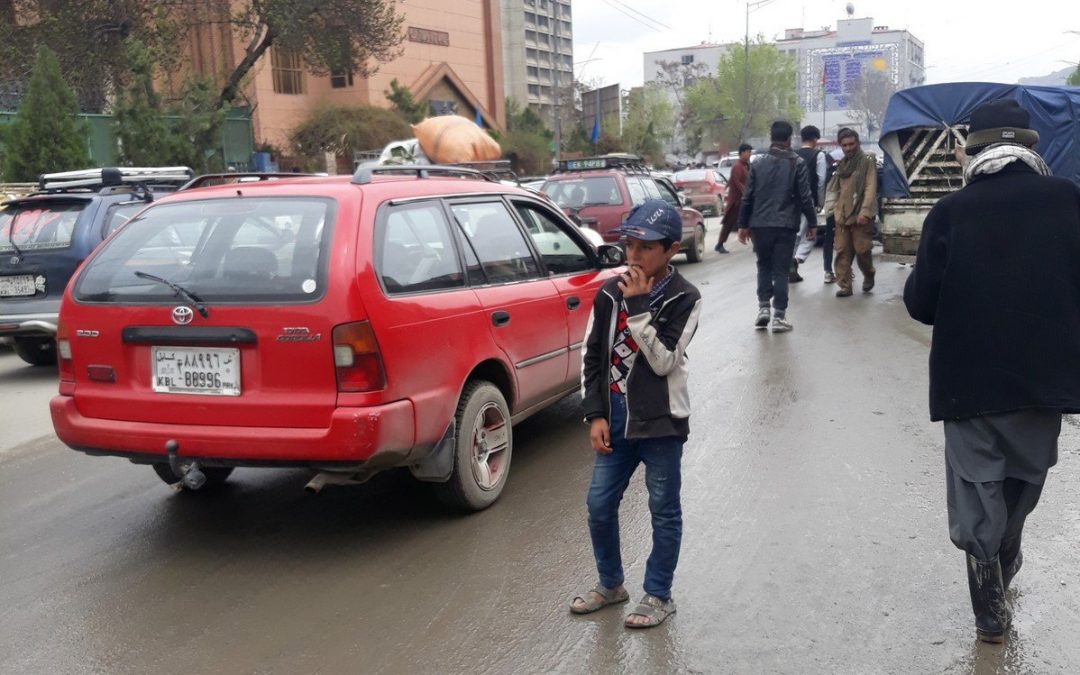 Children in Afghanistan earn hard living on the streets