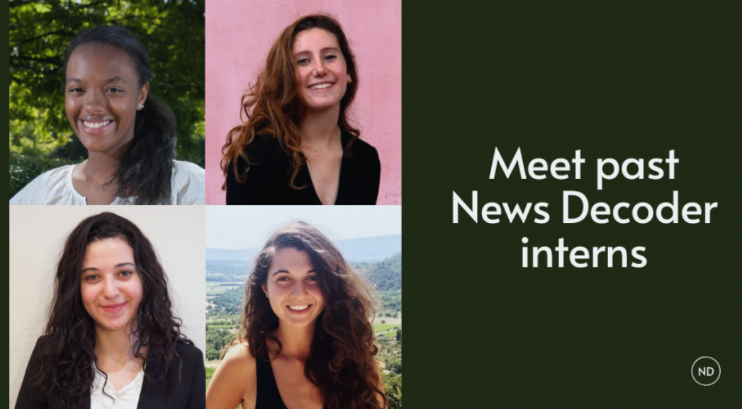 News Decoder interns: Spreading insight and amity