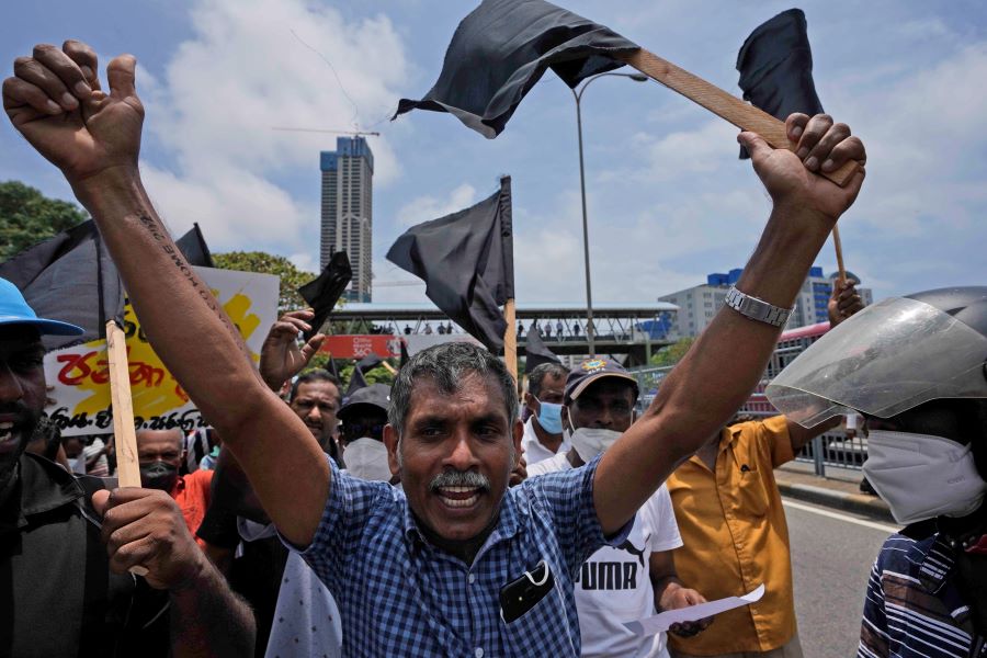 Youth-inspired protests rock strategically located Sri Lanka